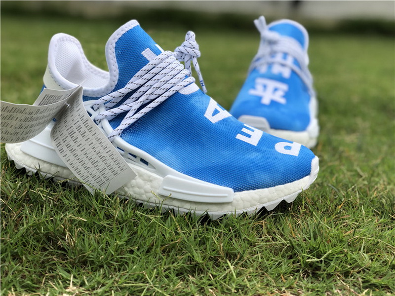 Super max Adidas NMD Human Race Pharrell China Exclusive Blue(98% Authentic quality)